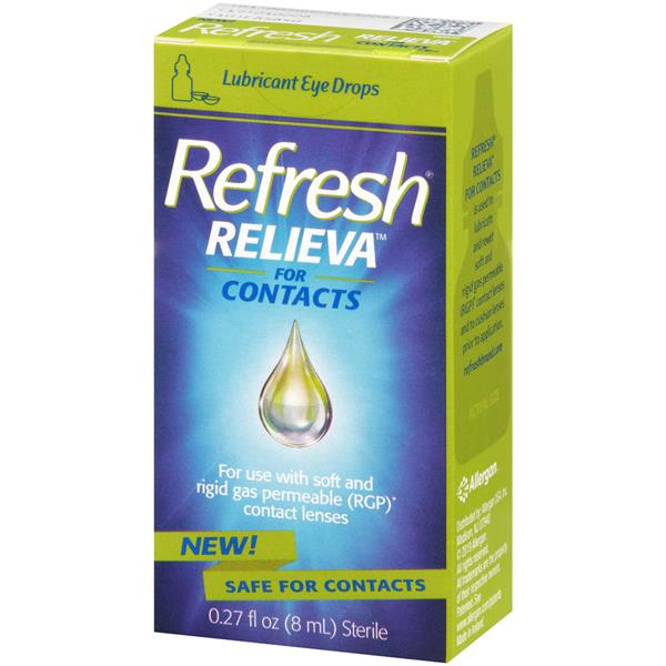 Refresh Relieva Lubricant Eye Drops for Contacts HyVee Aisles Online