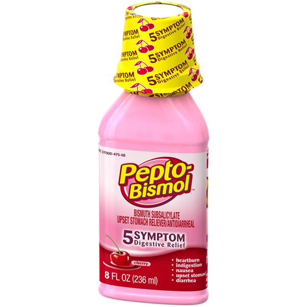 Pepto-Bismol Cherry 5 Symptom Digestive Relief | Hy-Vee Aisles Online ...