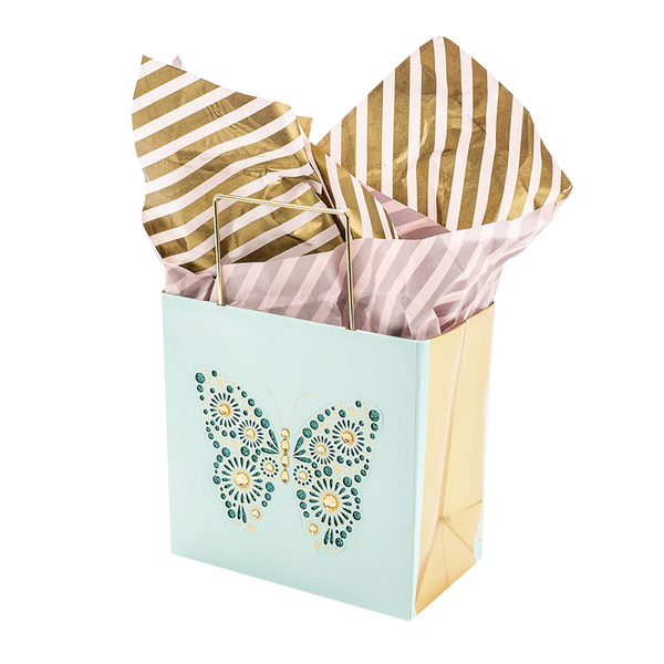 Brandless Gift Bag, Stationery, & Tissue Paper Set