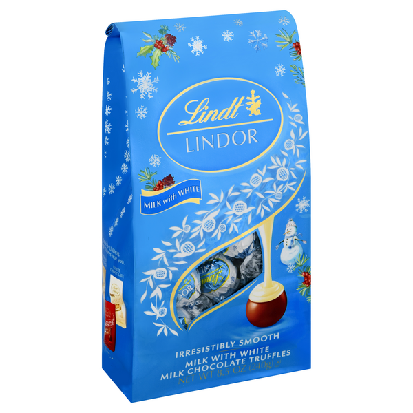 Lindt Lindor Truffles, Milk Chocolate, Milk And White HyVee Aisles