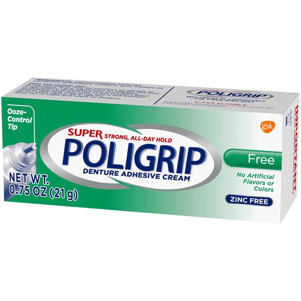 Super Poligrip Free Denture Adhesive Cream HyVee Aisles Online Grocery Shopping