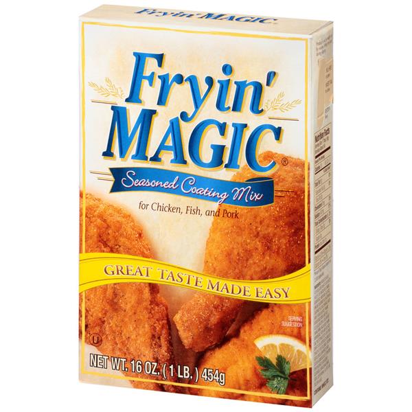 Fryin' Magic Seasoned Coating Mix For Chicken Fish And Pork | Hy-Vee ...