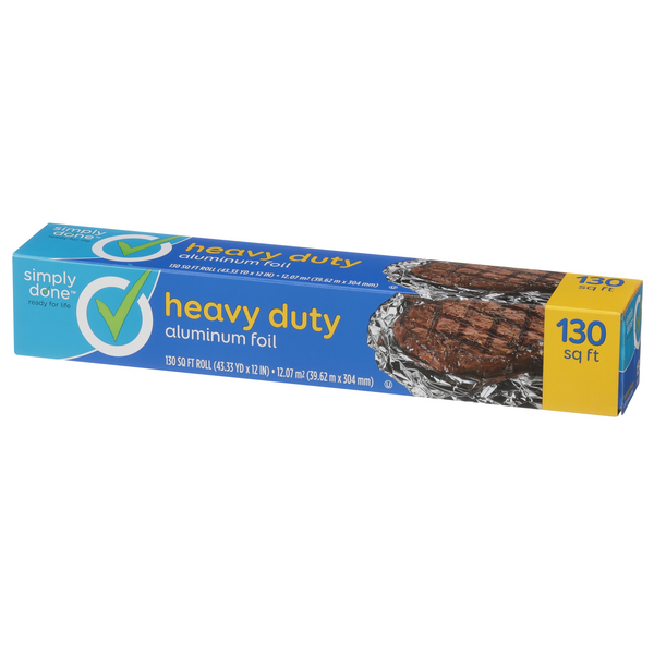Simply Done Heavy Duty Aluminum Foil 130 Sq Ft | Hy-Vee Aisles Online