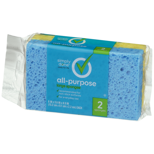Simply Done All Purpose Large Sponges HyVee Aisles Online Grocery