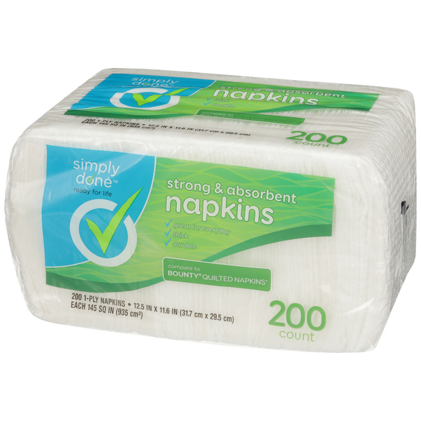 Simply Done Strong & Absorbent Napkins HyVee Aisles Online Grocery