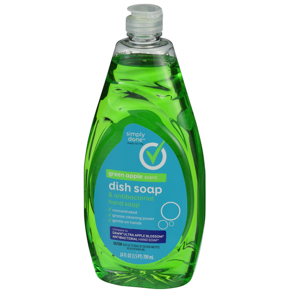 Simply Done Green Apple Scent Antibacterial Hand Soap and Dish Soap HyVee Aisles Online