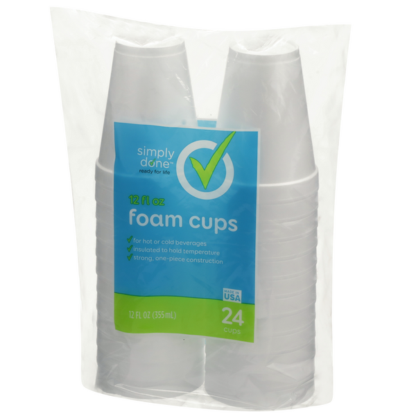 Foam Cups - 12 oz