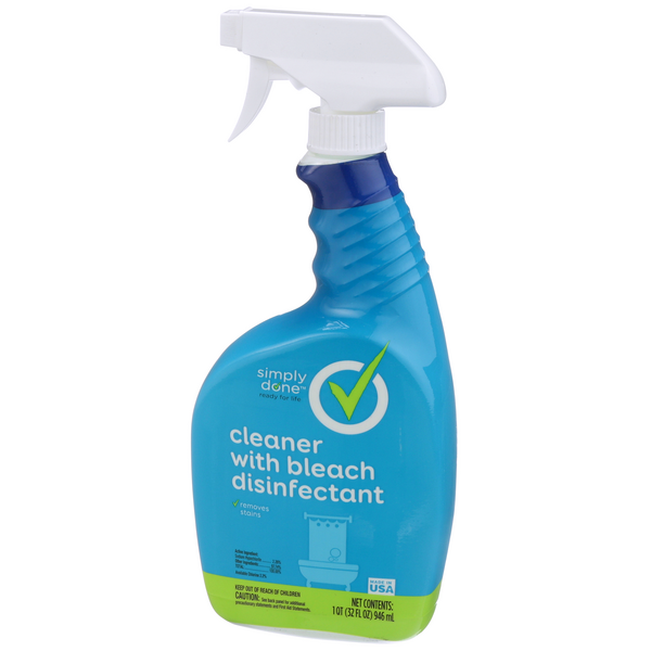 Simply Done Cleaner with Bleach Disinfectant HyVee Aisles Online