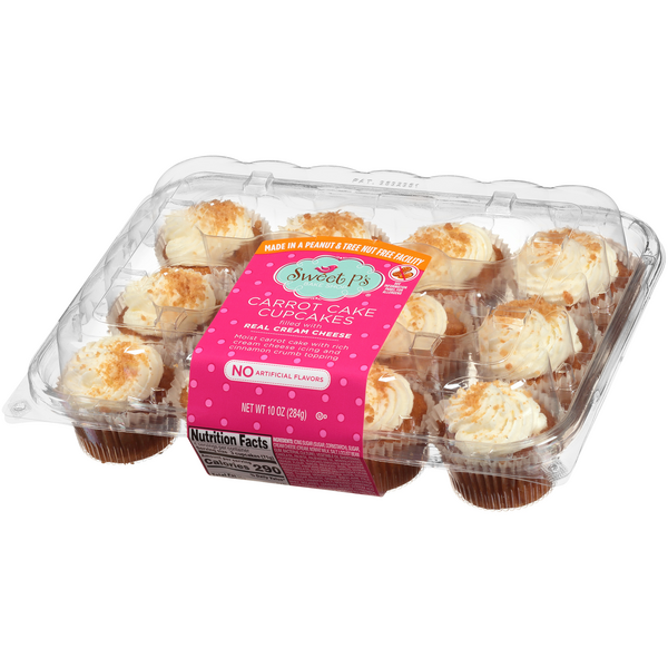 Sweet Ps Carrot Cupcakes 12Ct HyVee Aisles Online Grocery Shopping