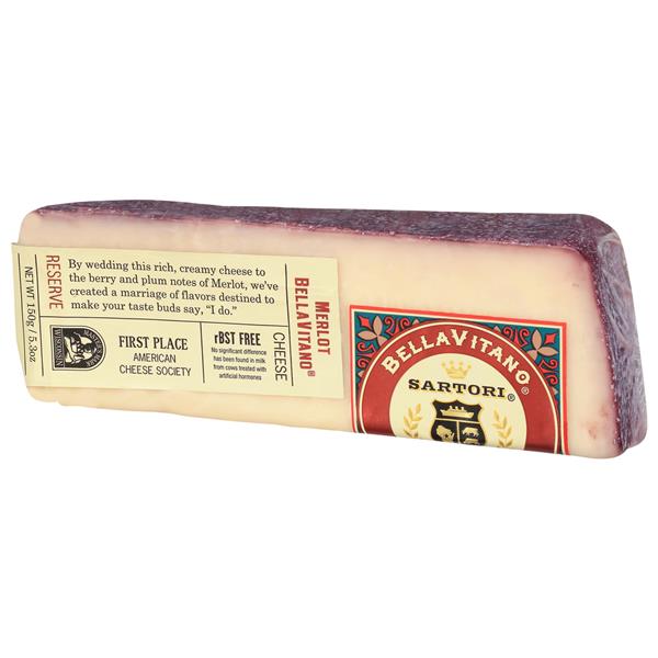 Sartori AwardWinning Merlot BellaVitano Cheese HyVee Aisles Online