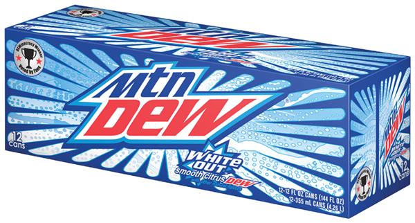 mtn dew white out for sale