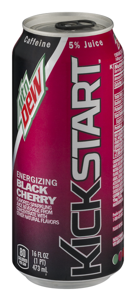 Mountain Dew® Kickstart Black Cherry Energy Drink Can, 16 fl oz - Kroger