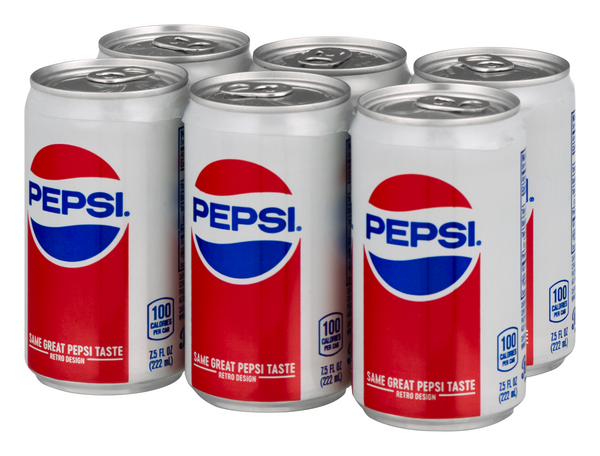 Pepsi Mini Cans 6Pk | Hy-Vee Aisles Online Grocery Shopping