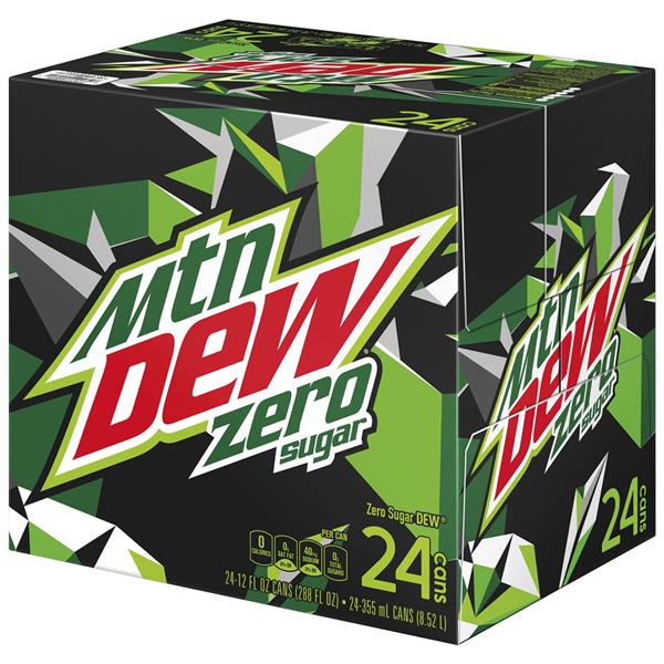does mountain dew zero have aspartame