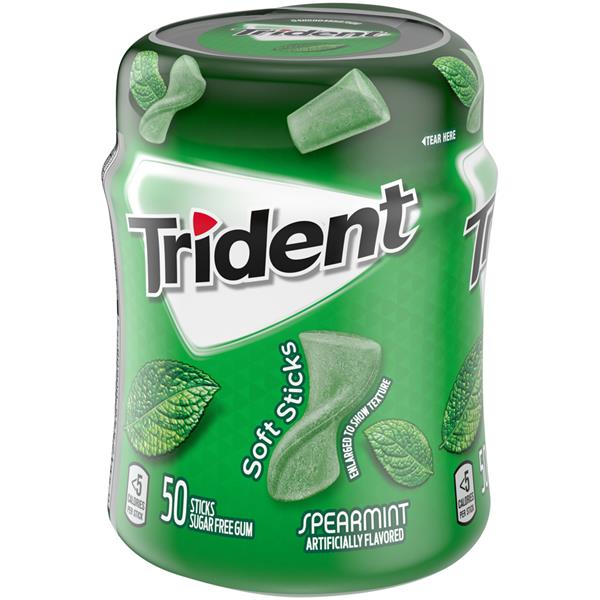 Trident Unwrapped Spearmint Sugar Free Gum with Xylitol HyVee Aisles