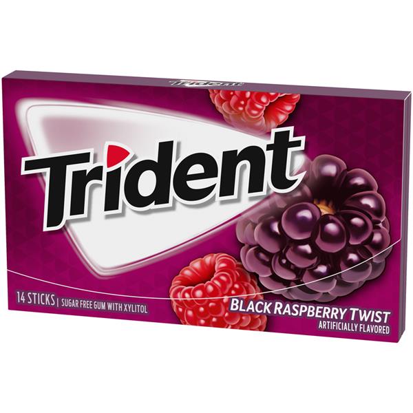 Trident Black Raspberry Twist Sugar Free Gum with Xylitol HyVee