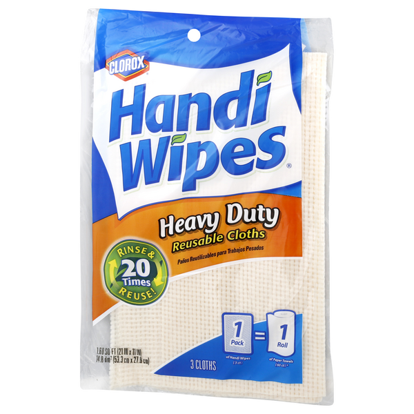 Handi Wipes Heavy Duty Reusable Cloths 3Ct HyVee Aisles Online