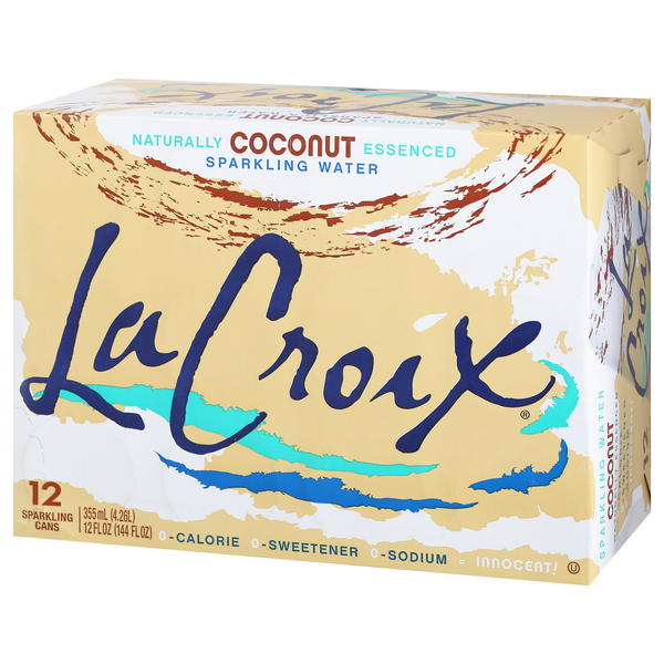 La Croix Coconut Flavored Sparkling Water 12 Pack HyVee Aisles Online Grocery Shopping