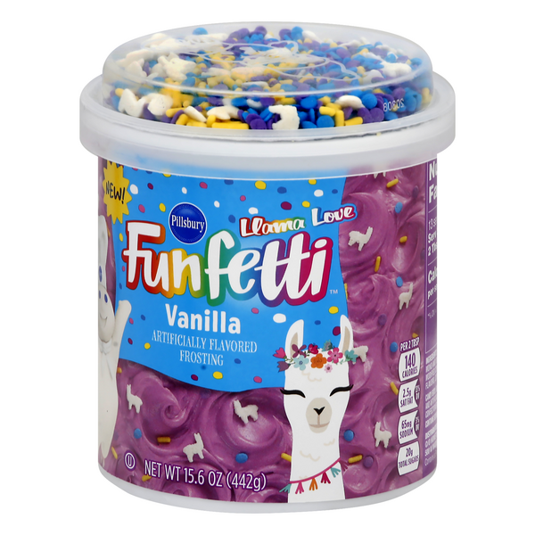 Pillsbury Funfetti Vanilla Frosting, Llama Love HyVee Aisles Online