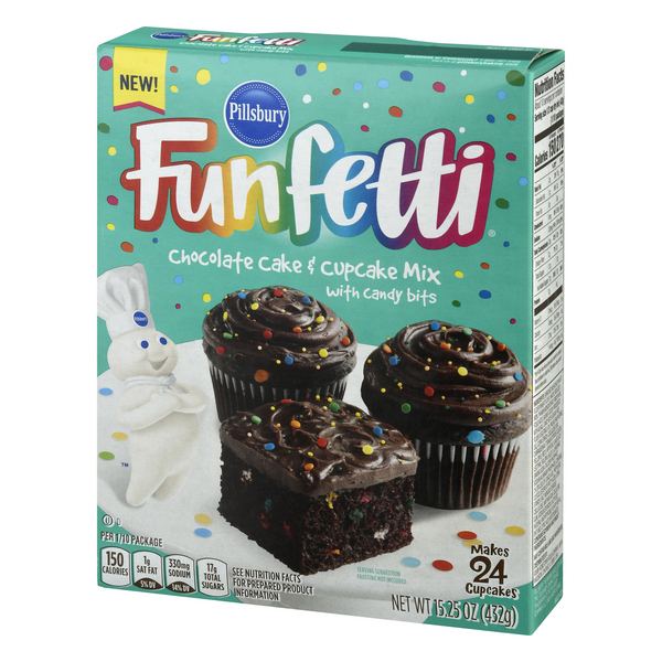 Pillsbury Funfetti Chocolate Cake Mix | Hy-Vee Aisles Online Grocery ...