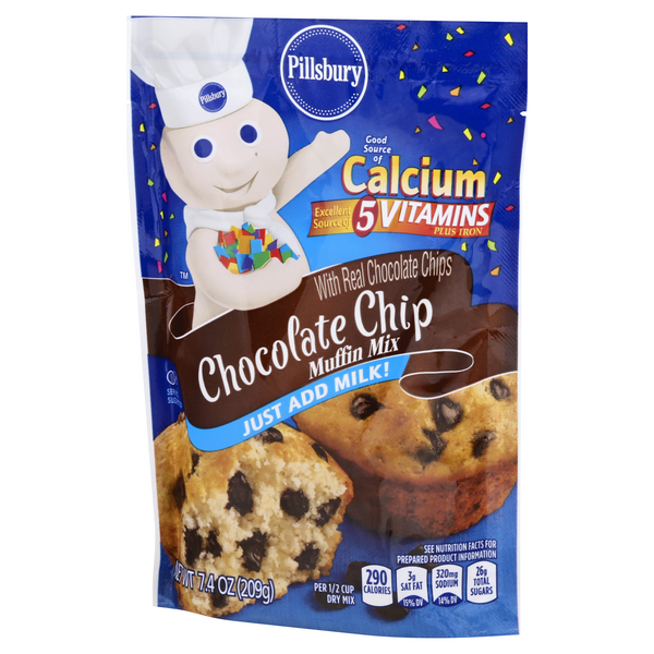 Pillsbury Muffin Mix, Chocolate Chip HyVee Aisles Online Grocery