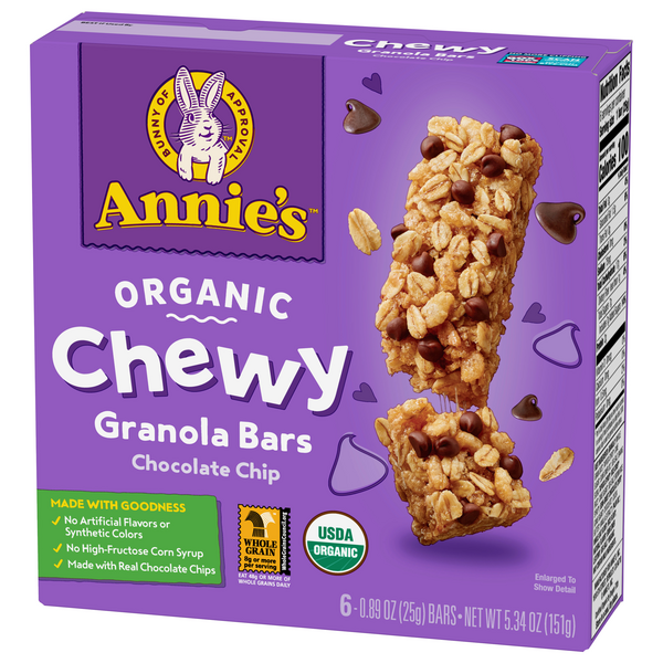 annie's granola bars