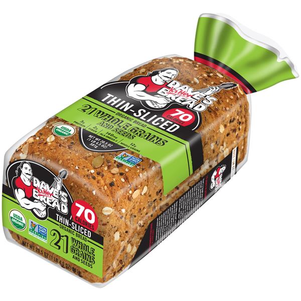 Dave's Killer Bread Thin Sliced 21 Whole Grains and Seeds Organic Bread ...