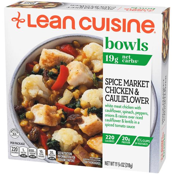 Lean Cuisine Bowls Spice Market Chicken & Cauliflower 