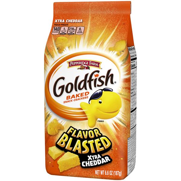 Pepperidge Farm Goldfish Flavor Blasted Xtra Cheddar Baked Snack