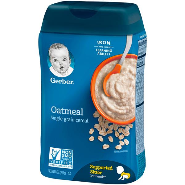 Gerber Oatmeal Cereal Single Grain