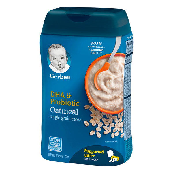 Dha probiotic hot sale oatmeal cereal