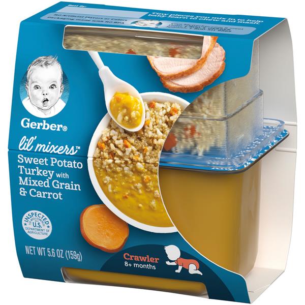 Gerber Lil� Mixers, Sweet Potato Turkey with Mixed Grains