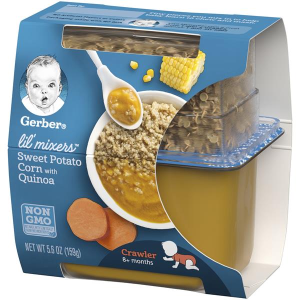 Gerber Lil' Mixers, Sweet Potato Corn with Quinoa HyVee Aisles Online Grocery Shopping