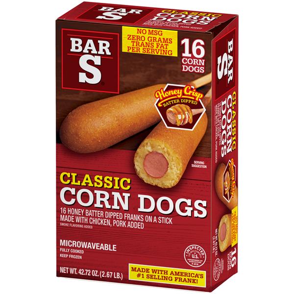 BarS Honey Batter Dipped Classic Corn Dogs 16Ct HyVee Aisles Online