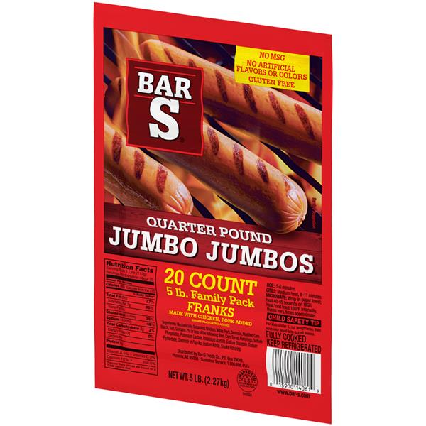 Jumbo Restaurant Style Beef Franks - 5 Pack