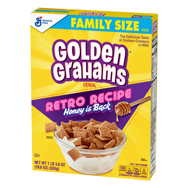 General Mills Golden Grahams, Breakfast Cereal, Family Size | Hy-Vee ...