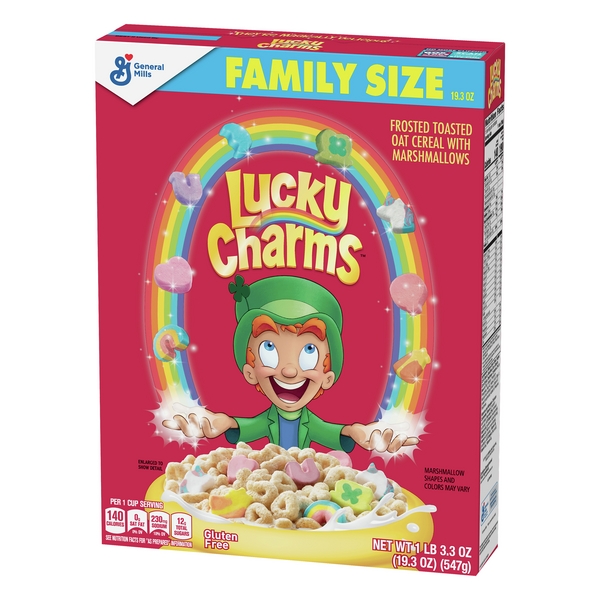 General Mills Lucky Charms Breakfast Cereal Family Size | Hy-Vee Aisles ...