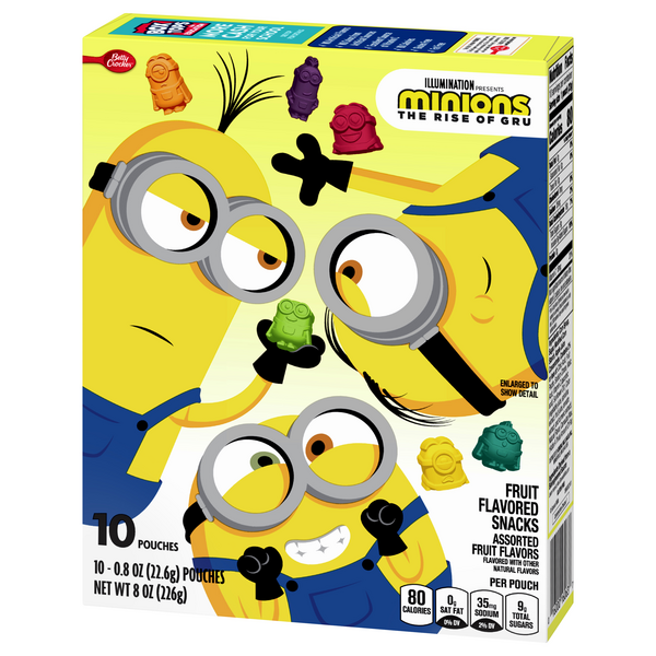 Betty Crocker Minions Fruit Snacks 10 0 8 Oz Pouches Hy Vee Aisles Online Grocery Shopping