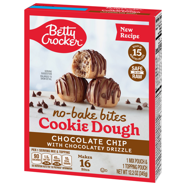 Betty Crocker No Bake Cookie Dough Bites, Chocolate Chip | Hy-Vee ...