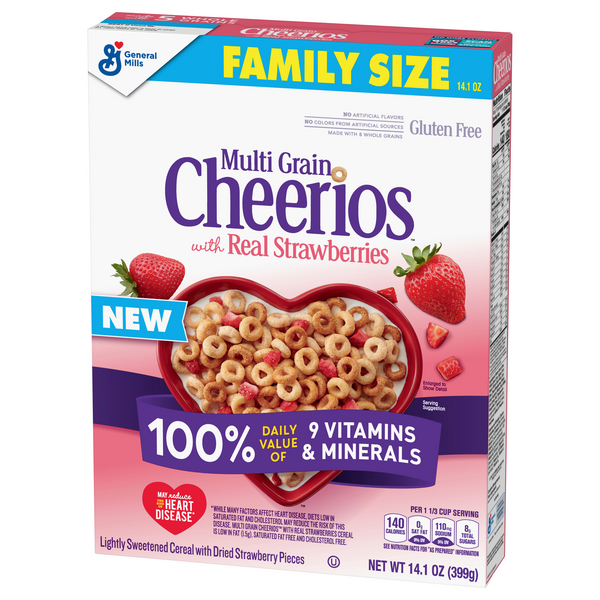 General Mills Multi Grain Cheerios With Real Strawberries | Hy-Vee ...