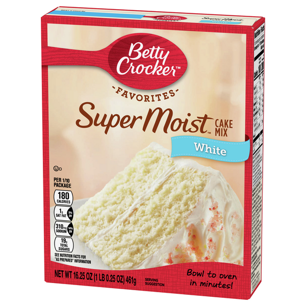 Betty Crocker Super Moist White Cake Mix | Hy-Vee Aisles Online Grocery ...