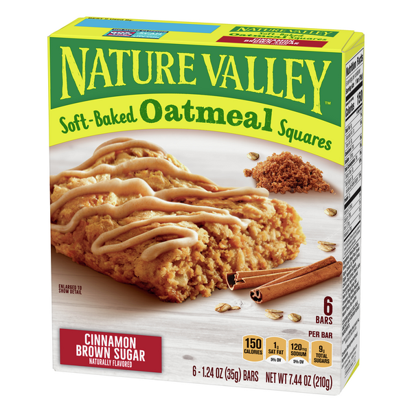 Nature Valley Cinnamon Brown Sugar Soft-Baked Oatmeal ...