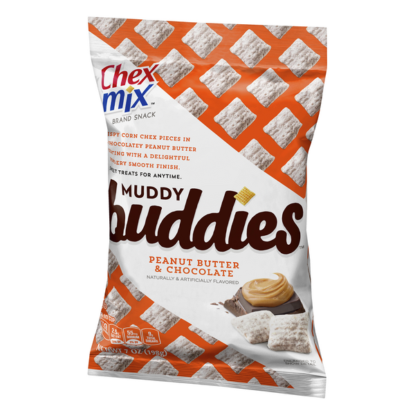 Chex Mix Muddy Buddies Peanut Butter & Chocolate Snack Mix | Hy-Vee ...