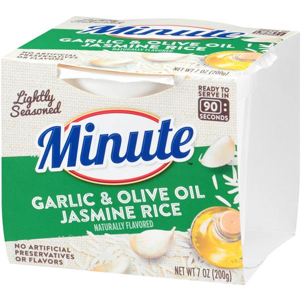 Minute Ready to Serve Garlic & Olive Oil Jasmine Rice HyVee Aisles Online Grocery Shopping