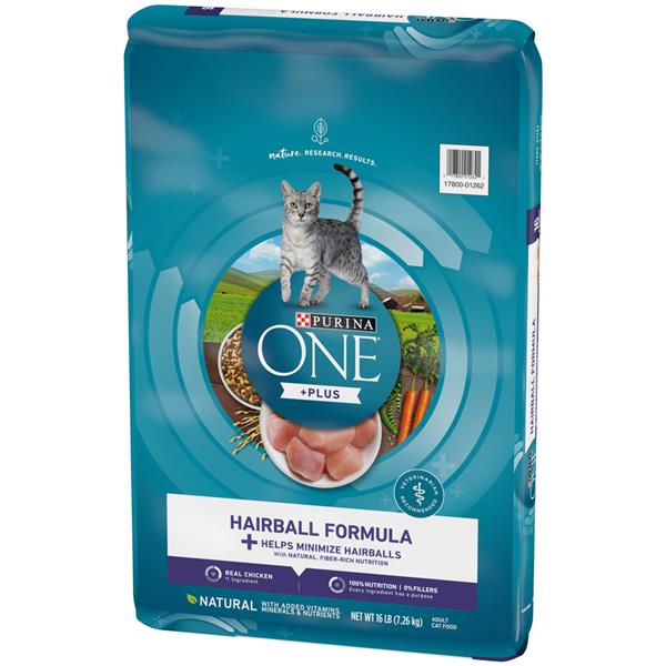 Purina ONE Hairball Formula Adult Premium Cat Food | Hy-Vee Aisles ...