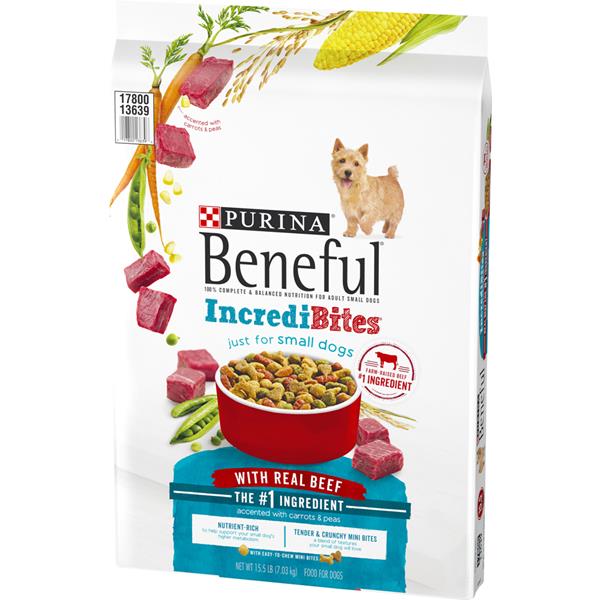 Purina Beneful IncrediBites with Real Beef Dog Food | Hy-Vee Aisles ...