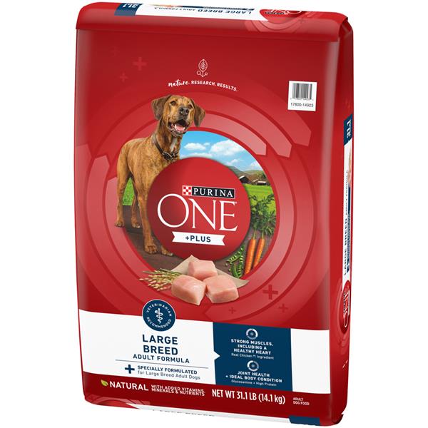 Purina ONE SmartBlend Large Breed Adult Formula Adult Premium Dog Food ...