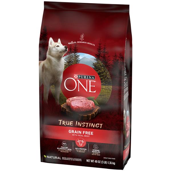 Purina ONE SmartBlend True Instinct Grain-Free Formula with Real Beef