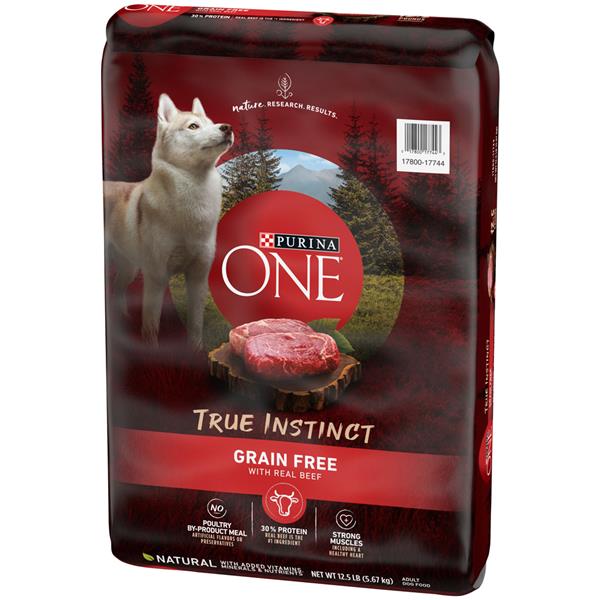 Purina ONE SmartBlend True Instinct Grain-Free Formula with Real Beef ...