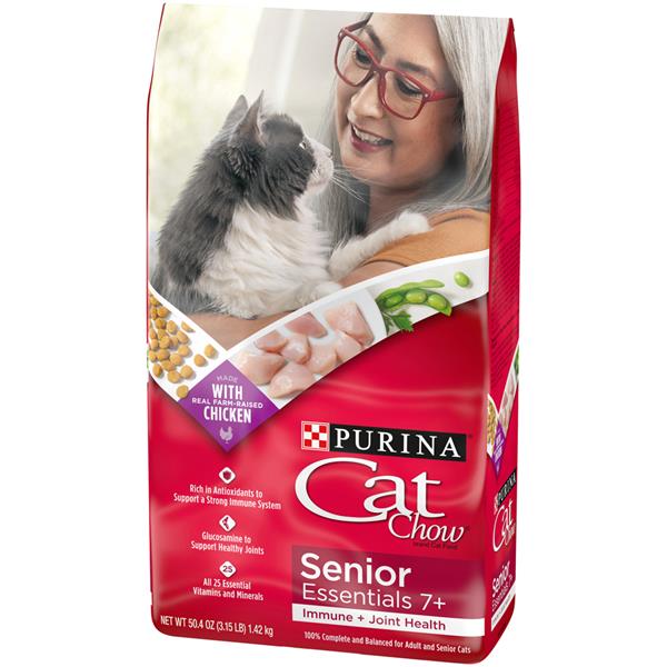 Purina Cat Chow, Senior Essential 7+, Immune + Joint Health HyVee